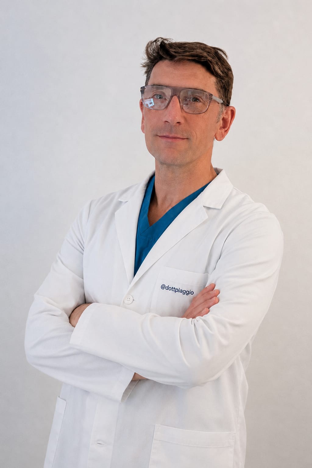 Dr Giovanni Piaggio in camice
